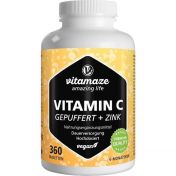 Vitamin C gepuffert 1000 mg hochdosiert + Zink günstig im Preisvergleich