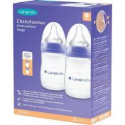 LANSINOH Babyflaschen&NaturalWave Sauger S 2x160ml