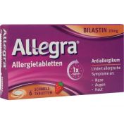 Allegra Allergietabletten 20mg Schmelztabletten günstig im Preisvergleich