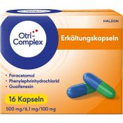 OtriComplex Erkältungskapseln 500mg/6.1mg/100mg