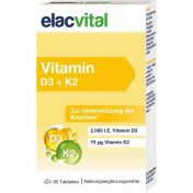 elacvital Vitamin D3 + K2 günstig im Preisvergleich