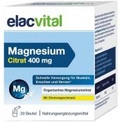 elacvital Magnesium Citrat 400 mg günstig im Preisvergleich