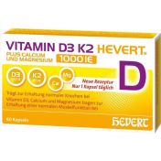 Vitamin D3 K2 Hevert+Calcium und Magnesium 1000 IE