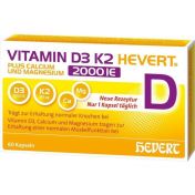 Vitamin D3 K2 Hevert+Calcium und Magnesium 2000 IE