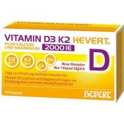 Vitamin D3 K2 Hevert+Calcium und Magnesium 2000 IE