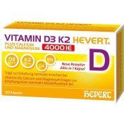 Vitamin D3 K2 Hevert+Calcium und Magnesium 4000 IE