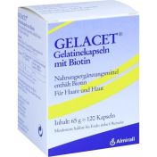 Gelacet Gelatinekapseln m Biotin