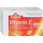 GESUNDFORM Vitamin E 400mg günstig im Preisvergleich