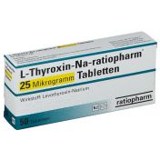 L-Thyroxin-Na-ratiopharm 25 Mikrogramm Tabletten
