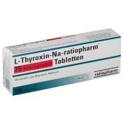 L-Thyroxin-Na-ratiopharm 75 Mikrogramm Tabletten günstig im Preisvergleich