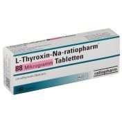 L-Thyroxin-Na-ratiopharm 88 Mikrogramm Tabletten günstig im Preisvergleich