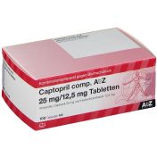Captopril comp. AbZ 25 mg/12.5 mg Tabletten günstig im Preisvergleich