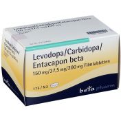 Levodopa/Carbidopa/Entacapon beta 150/37.5/200mg günstig im Preisvergleich