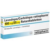 Levodopa/Carbidopa-ratiopharm 100/25 mg günstig im Preisvergleich