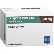 Gabapentin-Micro Labs 300 mg Hartkapseln günstig im Preisvergleich