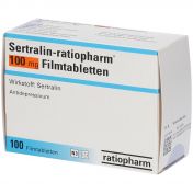 Sertralin-ratiopharm 100mg Filmtabletten günstig im Preisvergleich
