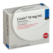 Licain 1% 10 mg/ml Inj.Lsg. 50mg/5ml Glasampullen