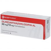 Olmesartan/Amlodipin AL 40 mg/10 mg Filmtabletten günstig im Preisvergleich