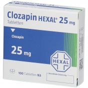 Clozapin Hexal 25mg günstig im Preisvergleich