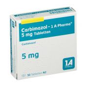 Carbimazol - 1 A Pharma 5 mg Tabletten günstig im Preisvergleich