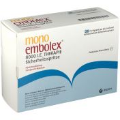 Mono Embolex 8000 I.E.Therapie Sicherheitsspritze