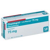 Clopidogrel - 1 A Pharma 75 mg Filmtabletten