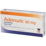 Adenuric 80 mg Filmtabletten günstig im Preisvergleich
