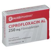 Ciprofloxacin AL 250mg Filmtabletten günstig im Preisvergleich