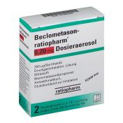 Beclometason-ratioph 0.20mg Dosieraerosol 400Huebe