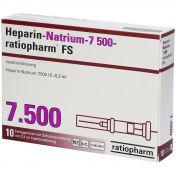Heparin-Natrium-7 500-ratiopharm FS mit SD günstig im Preisvergleich