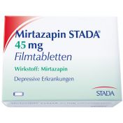 Mirtazapin STADA 45mg Filmtabletten günstig im Preisvergleich