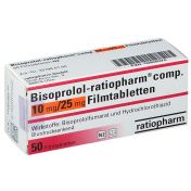 Bisoprolol-ratiopharm comp.10mg/25mg Filmtabletten günstig im Preisvergleich