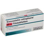 Simvastatin-ratiopharm 20mg Filmtabletten