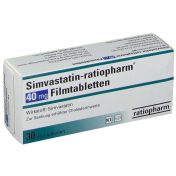 Simvastatin-ratiopharm 40mg Filmtabletten