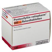 Pentoxifyllin-ratiopharm 600mg Retardtabletten günstig im Preisvergleich