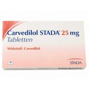 Carvedilol STADA 25mg Tabletten günstig im Preisvergleich