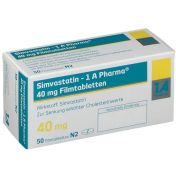 Simvastatin-1A Pharma 40mg Filmtabletten