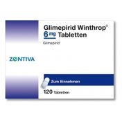 Glimepirid Winthrop 6mg Tabletten günstig im Preisvergleich