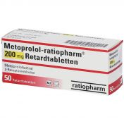 Metoprolol-ratiopharm 200mg Retardtabletten günstig im Preisvergleich
