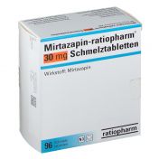 Mirtazapin-ratiopharm 30 mg Schmelztabletten günstig im Preisvergleich