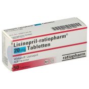 Lisinopril-ratiopharm 20mg Tabletten günstig im Preisvergleich