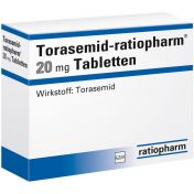 Torasemid-ratiopharm 20mg Tabletten günstig im Preisvergleich