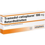 Tramadol-ratiopharm 100mg Retardtabletten