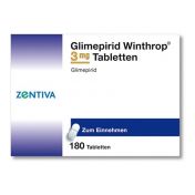 Glimepirid Winthrop 3mg Tabletten günstig im Preisvergleich