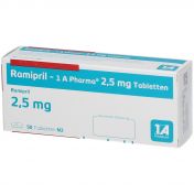 Ramipril - 1A-Pharma 2.5 mg Tabletten günstig im Preisvergleich