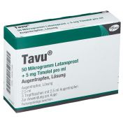 Tavu 50ug Latanoprost+5mg Timolol pro ml günstig im Preisvergleich