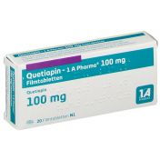 Quetiapin-1A Pharma 100mg Filmtabletten