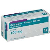 Quetiapin-1A Pharma 100mg Filmtabletten