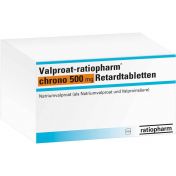 Valproat ratiopharm chrono 500mg Retardtabletten günstig im Preisvergleich