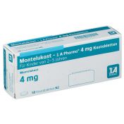 Montelukast - 1 A Pharma 4 mg Kautabletten